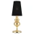 Lampa stołowa QUEEN CZARNO ZŁOTA MT-8046-18 black gold - Step Into Design